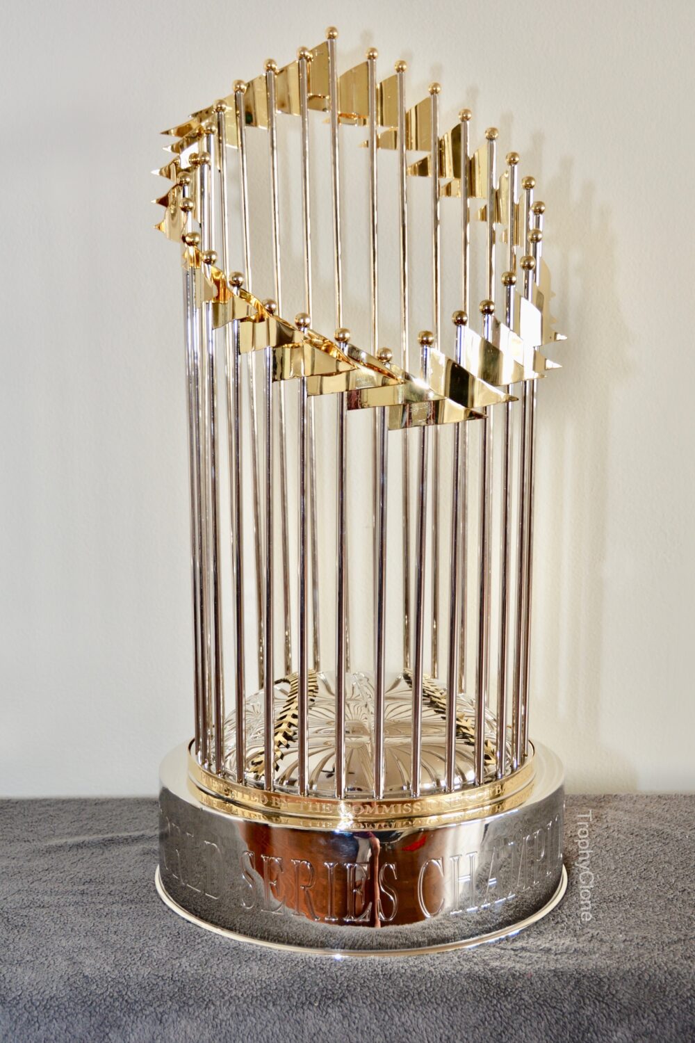 Full Size MLB World Series Commissioner's Trophy Metal Replica